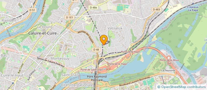 localisation de l'entreprise SCI COTTAGES-GRENELLE  CALUIRE-ET-CUIRE