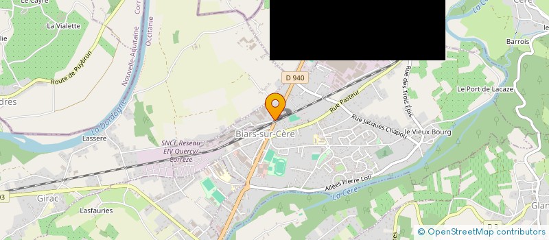 localisation de l'entreprise SCI COTTE à BIARS-SUR-CERE