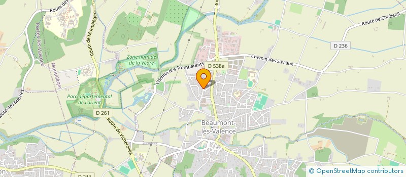 localisation de l'entreprise SCI COTTE DELARUELLE à BEAUMONT-LES-VALENCE