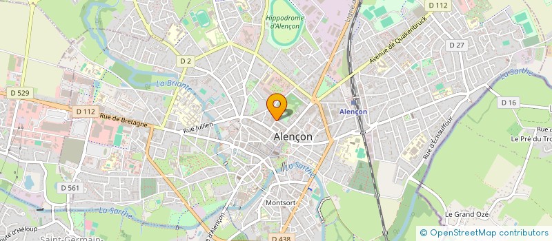 localisation de l'entreprise SCI COTTELOFF à ALENCON