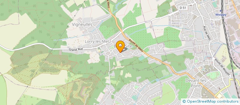 localisation de l'entreprise SCI COTTENS-THIA  EVIAN-LES-BAINS