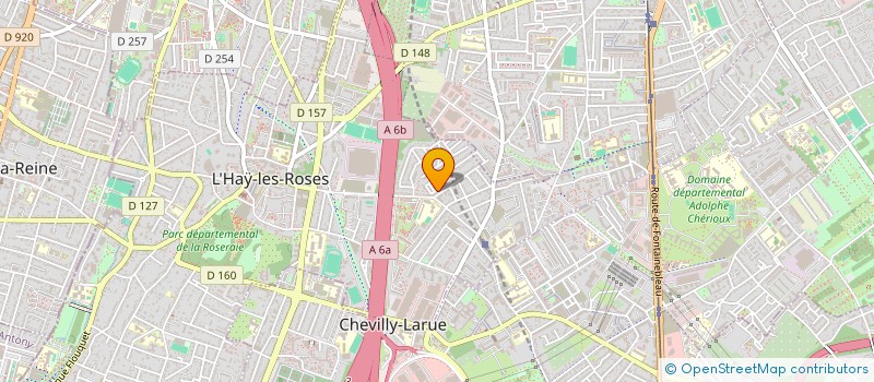 localisation de l'entreprise SCI COTTEREAU  L'HAY-LES-ROSES