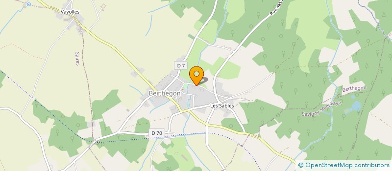 localisation de l'entreprise SCI COTTET  BERTHEGON