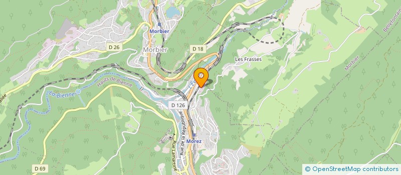 localisation de l'entreprise SCI COTTIER  HAUTS DE BIENNE