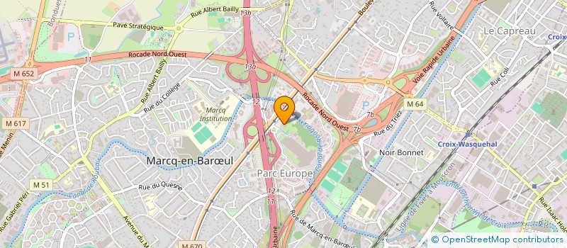 localisation de l'entreprise SCI COTTIGNIES à MARCQ-EN-BARŒUL