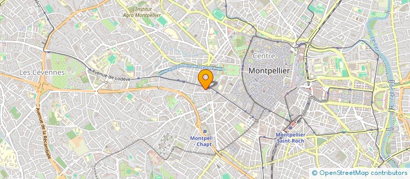 localisation de l'entreprise SCI COTTIN CORAIL à MONTPELLIER