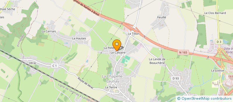 localisation de l'entreprise SCI COTTINEAU  SAINTE-ANNE-SUR-BRIVET