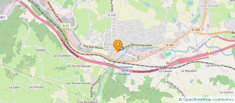 localisation de l'entreprise SCI COTTON  VINDRY-SUR-TURDINE