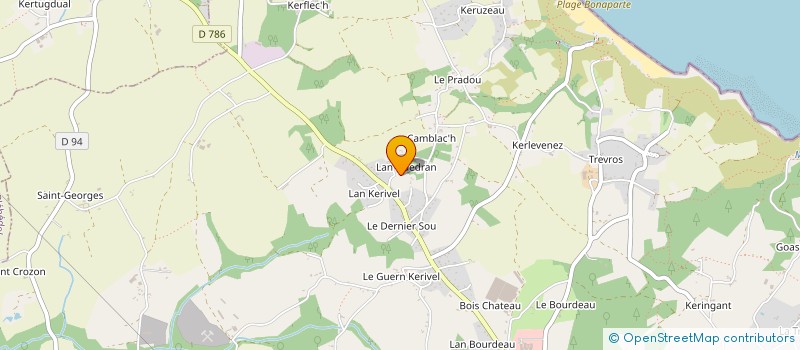 localisation de l'entreprise SCI COTTONKING  PLOUHA