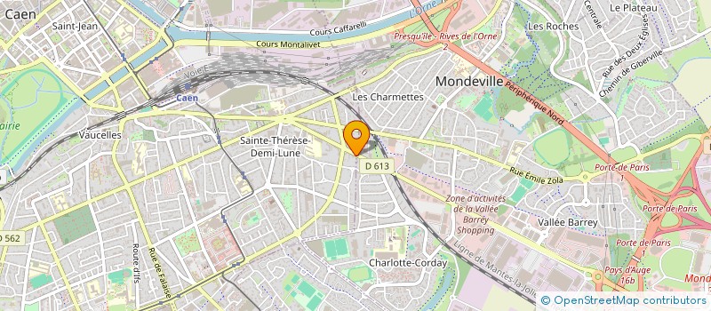 localisation de l'entreprise SCI COUBERTIN à CAEN