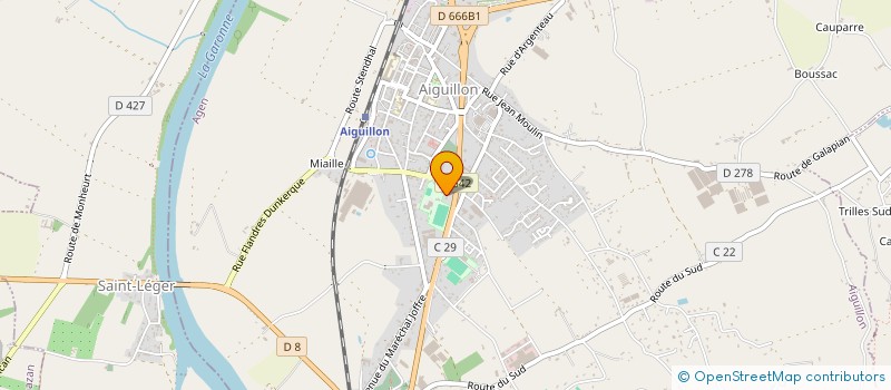 localisation de l'entreprise SCI COUBERTIN à AIGUILLON