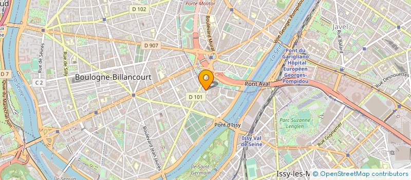 localisation de l'entreprise SCI COUBERTIN MEDICAL à BOULOGNE-BILLANCOURT