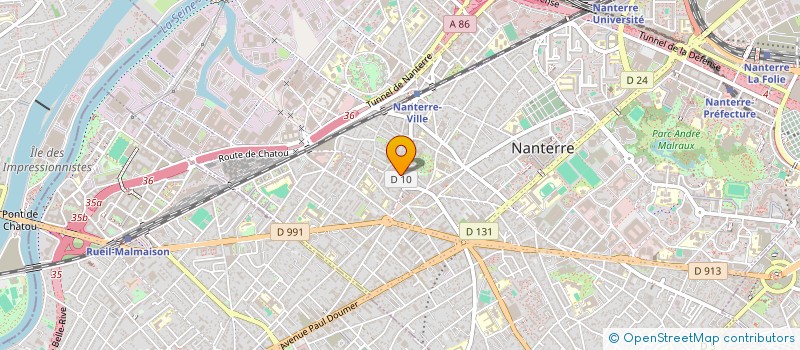 localisation de l'entreprise SCI COUCOUCHANT  NANTERRE