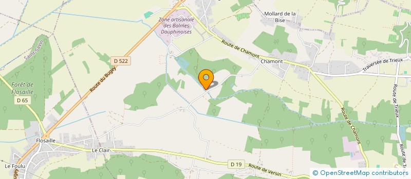 localisation de l'entreprise SCI COUCOUDILE  SAINT-CHEF