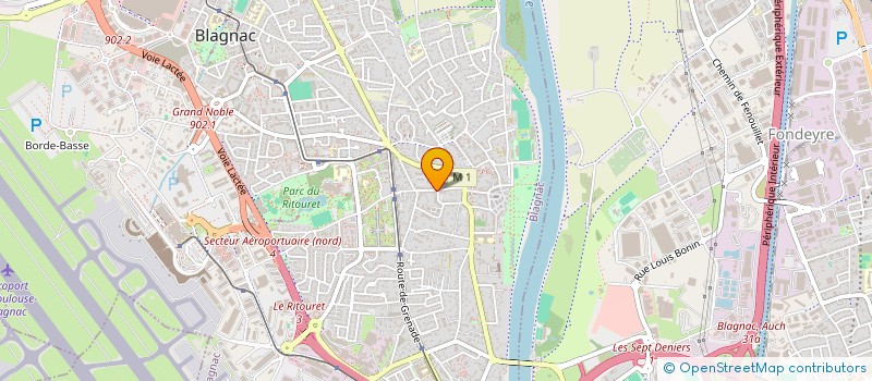 localisation de l'entreprise SCI COUCOUROU  BLAGNAC