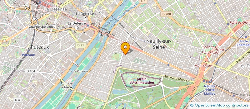 localisation de l'entreprise SCI COUCOUSSA à NEUILLY-SUR-SEINE
