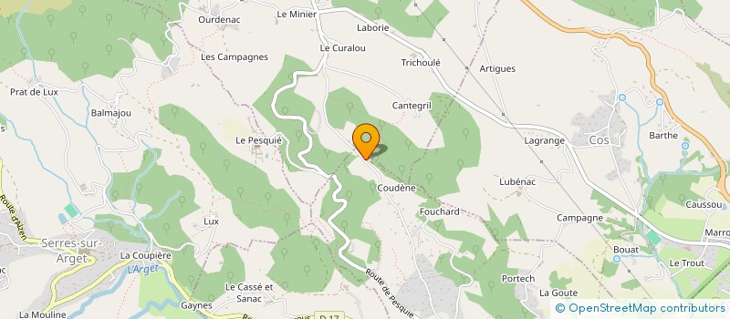 localisation de l'entreprise SCI COUDENE à SAINT-PIERRE-DE-RIVIERE