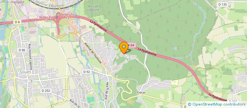 localisation de l'entreprise SCI COUDER  BARBAZAN-DEBAT