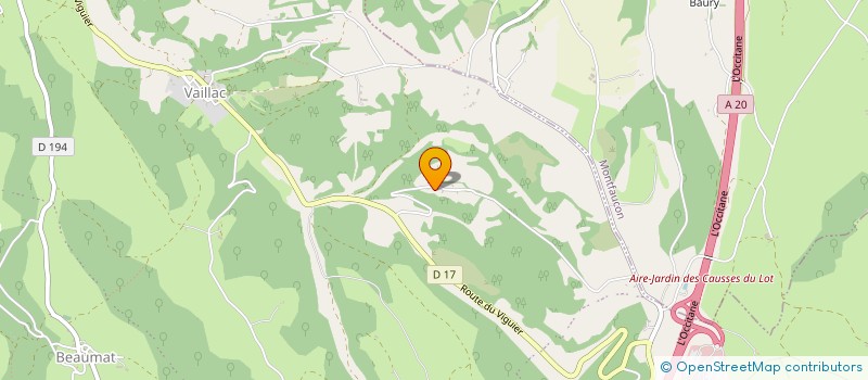 localisation de l'entreprise SCI COUDERC  CANIAC DU CAUSSE