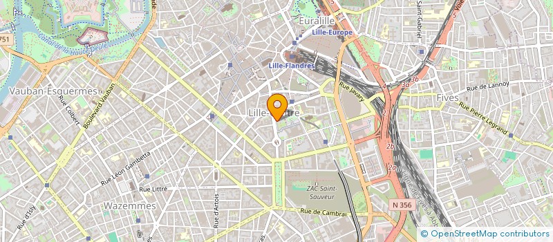 localisation de l'entreprise SCI COUDERC ET C à LILLE