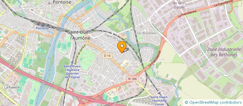 localisation de l'entreprise SCI COUDERC IMMO à SAINT-OUEN-L'AUMONE