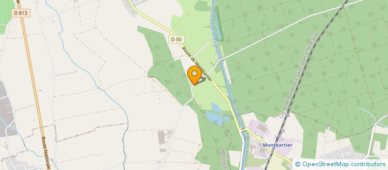 localisation de l'entreprise SCI COUDERC WILLEME  MONTECH