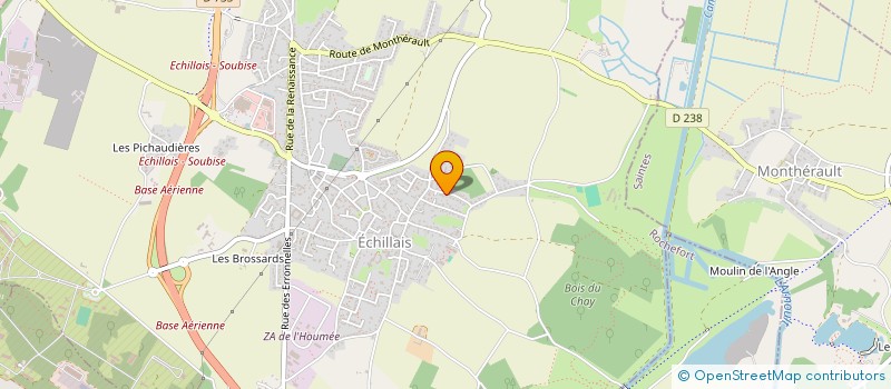 localisation de l'entreprise SCI COUDERT  ECHILLAIS