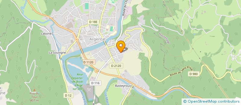 localisation de l'entreprise SCI COUDERT L'HOSPITAL à ARGENTAT-SUR-DORDOGNE