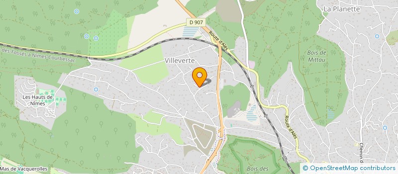 localisation de l'entreprise SCI COUDIER  NIMES