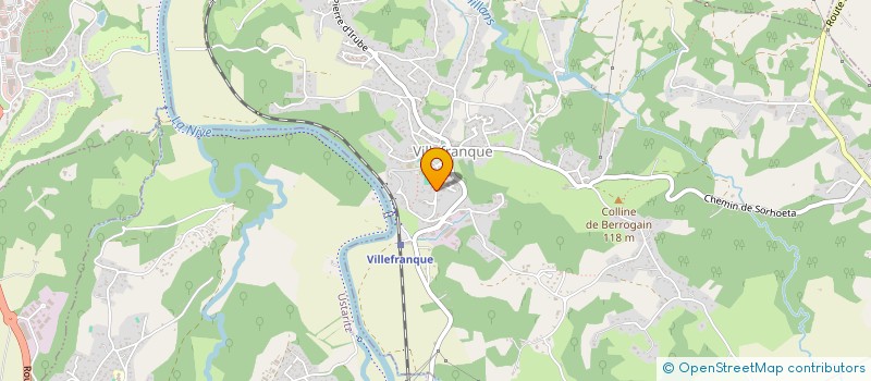 localisation de l'entreprise SCI COUDOT  VILLEFRANQUE