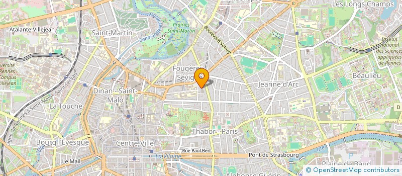 localisation de l'entreprise SCI COUDOUX  RENNES