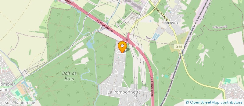 localisation de l'entreprise SCI COUDRIN à POMPONNE