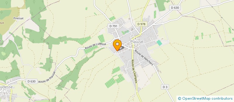 localisation de l'entreprise SCI COUDUN COMMANDEUR  PLAUZAT