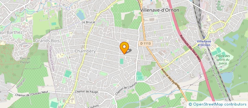 localisation de l'entreprise SCI COUERON LA MONTAGNE  VILLENAVE-D'ORNON