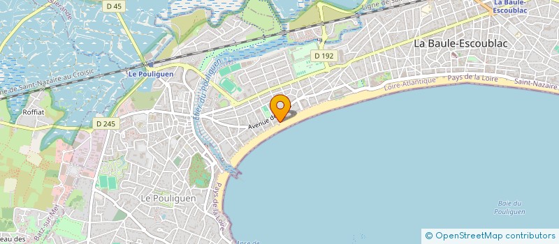 localisation de l'entreprise SCI COUERON LELASSEUR  LA BAULE-ESCOUBLAC