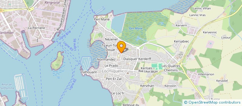 localisation de l'entreprise SCI COUESBOT à NANTES