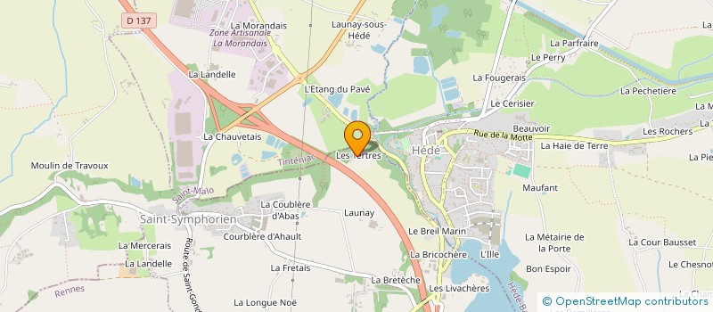 localisation de l'entreprise SCI COUET MACE  VIGNOC