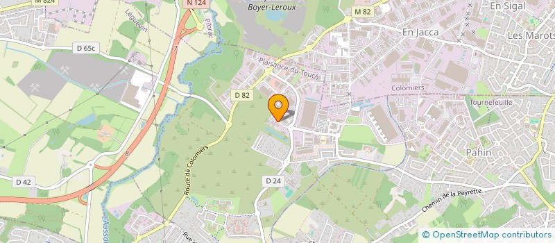 localisation de l'entreprise SCI COUFER  PLAISANCE-DU-TOUCH