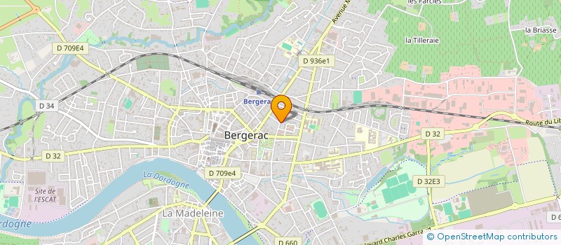 localisation de l'entreprise SCI COUGOUILLE 40 à BERGERAC