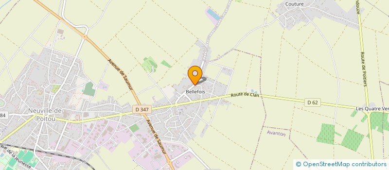 localisation de l'entreprise SCI COUGRENEAU  NEUVILLE-DE-POITOU