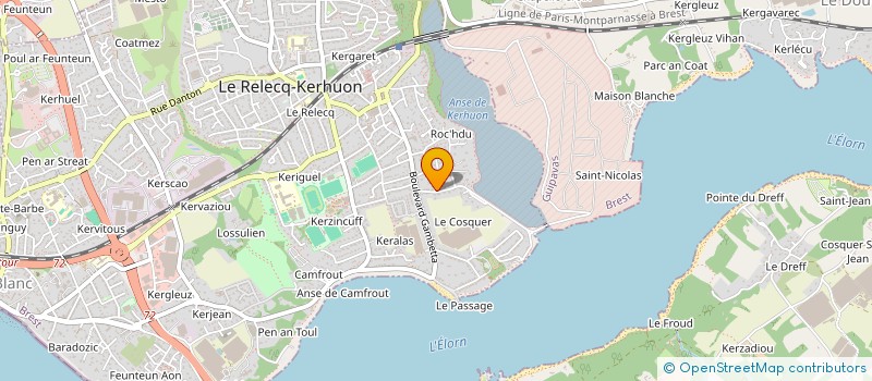 localisation de l'entreprise SCI COUK OUBIDOU  LE RELECQ-KERHUON