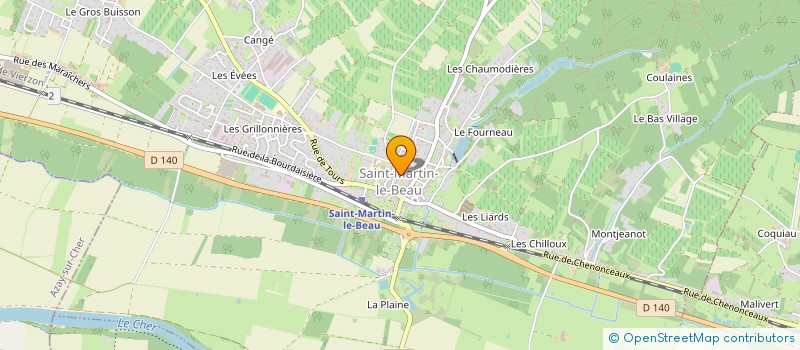 localisation de l'entreprise SCI COULAS  SAINT-MARTIN-LE-BEAU