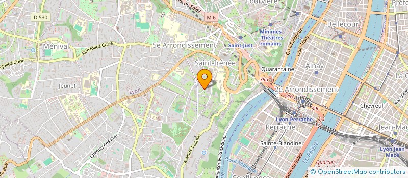 localisation de l'entreprise SCI COULET-KNEPFLER  LYON