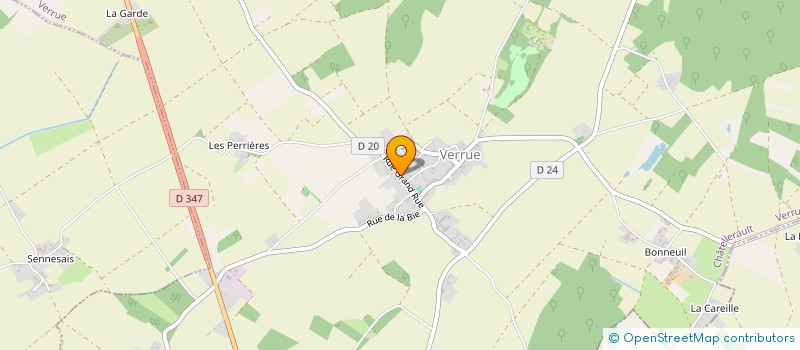 localisation de l'entreprise SCI COULEUR PIERRE à VERRUE