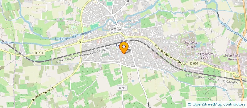 localisation de l'entreprise SCI COULEURS D AROME  LE THOR