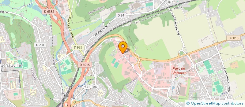 localisation de l'entreprise SCI COULEURS L'ESSONNE  HARFLEUR