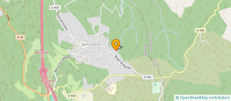 localisation de l'entreprise SCI COULEUVRE  BELCODENE