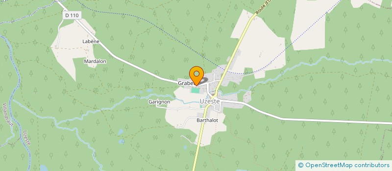 localisation de l'entreprise SCI COULEYRE  UZESTE