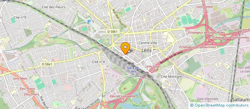 localisation de l'entreprise SCI COULIBALY  LENS