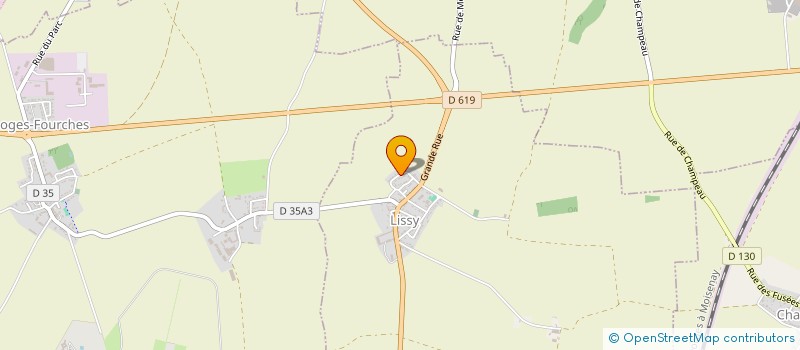 localisation de l'entreprise SCI COULINSART  LISSY